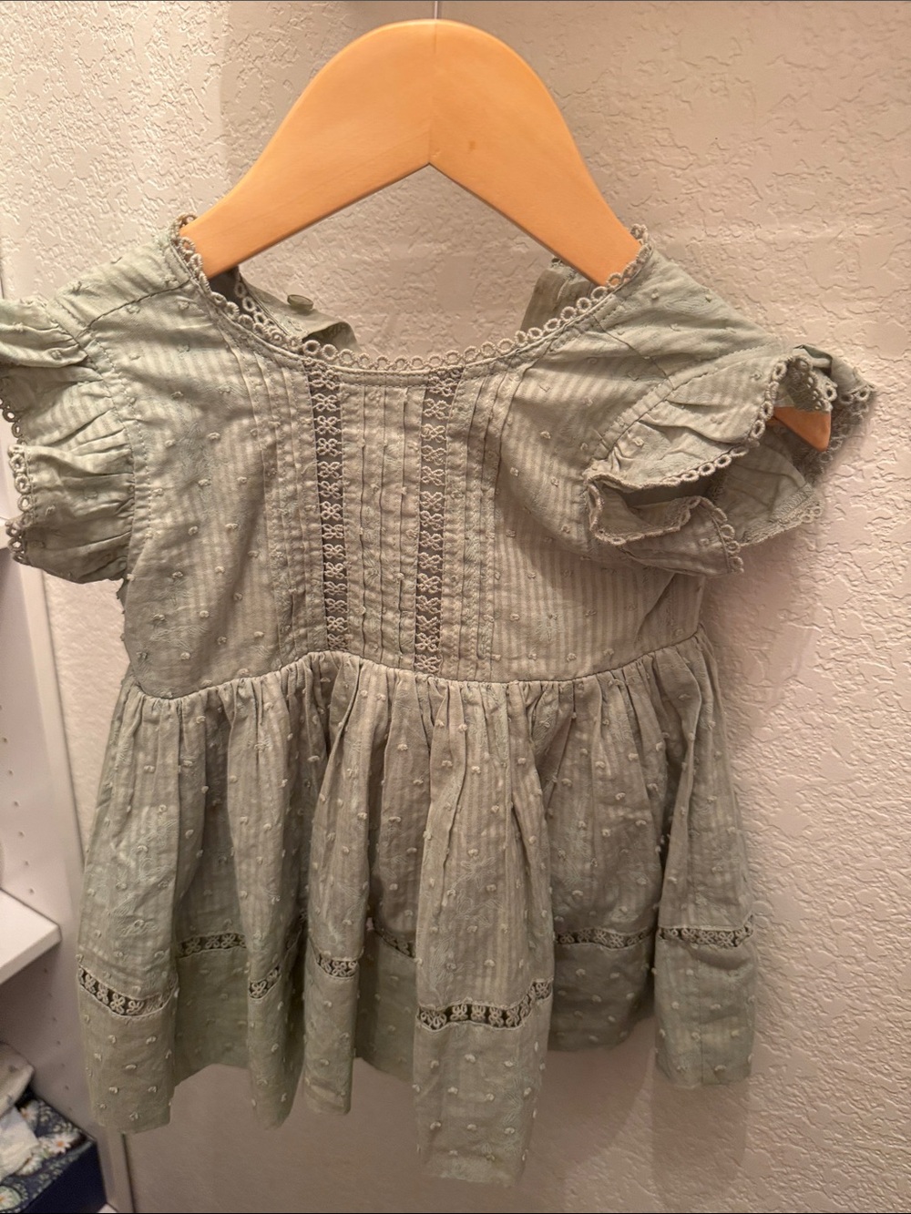 Noralee dress Sage Green 12m